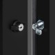 9U Wall Cabinet 600x450mm Glass Door