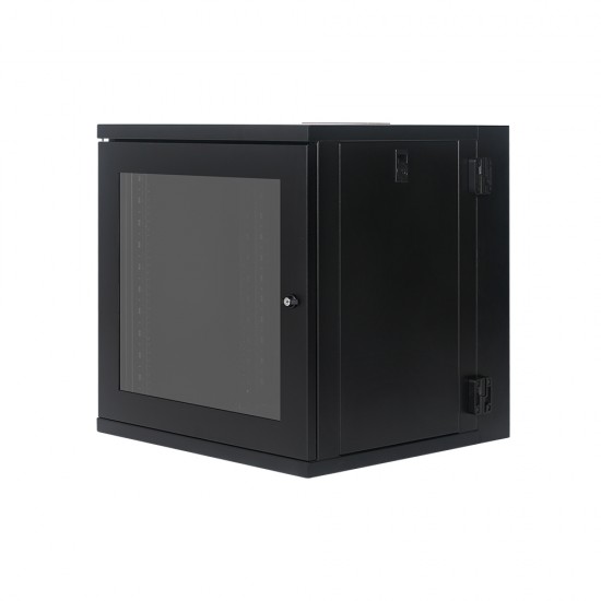 12U Swing Wall Cabinet (600x450+100) - fully welded, heavy duty and secure. 