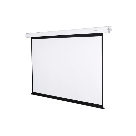 Motorized Projector Screen with remote and wire control (16:9) 120" (white fiberglass)